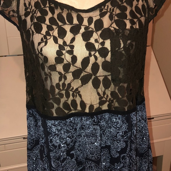 Free People lace ruffle blouse - Picture 3 of 3